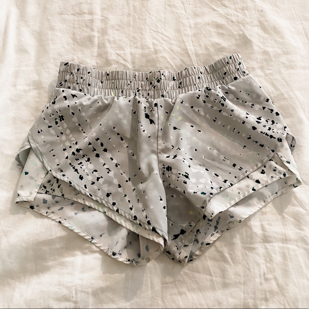 Fabletics gray multi colored shorts size S